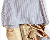 Falter - Golden Interior Tailed Tank  - Handmade - One of A Kind - size 6-8