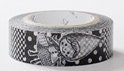 Shinzi Katoh Masking Tape - Little Red Riding Hood in Black & White