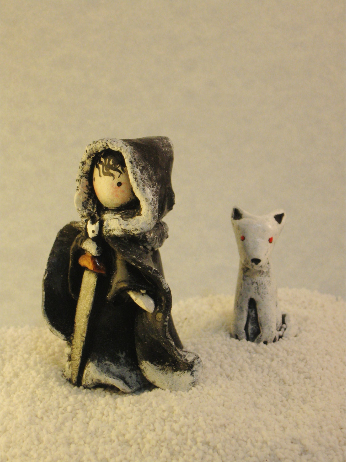 Game of Thrones Jon Snow and Ghost - Limited Edition Poppet 9/50