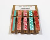 Summer Clothespin Magnets