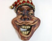 Jokester Ceramic Wall Mask