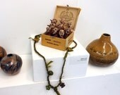 Mens Club Stoneware sculpture in Cigar Box