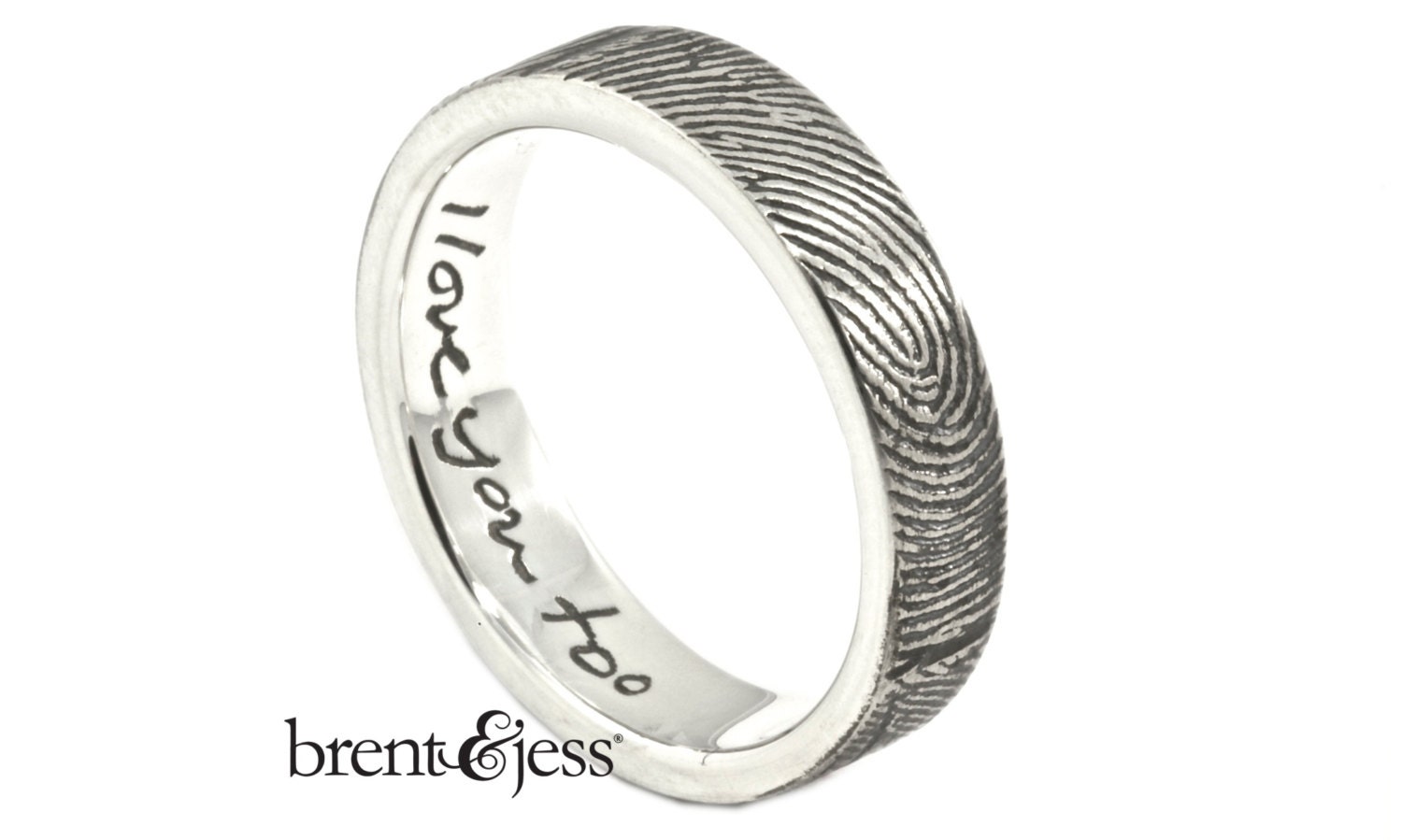 I love you too... 5mm exterior wrap with handwritten detail