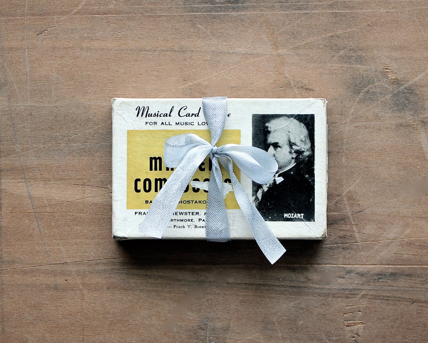 They Composed - Vintage Musical Composer Flash Cards - Supplies - Game - Ephemera - Collectible