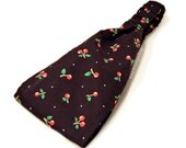 Retro Rockabilly Stretch Headband Summer Sweet Cherry Polka Dots Black Hair Accessory