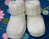 KNITTING PATTERN -  Super Easy Beginner Baby Booty Not Knitted in Rounds