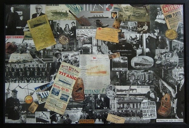 Titanic Collage (original artwork by the Foxman)