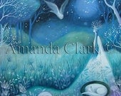 Limited edition giclee of Shea by Amanda Clark.