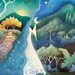 A fairytale  art print. A4 . 'Bringer of Night.'