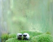 irish landscape with wee wool sheep terrarium