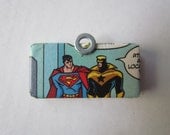 Superman and Booster Gold Necklace