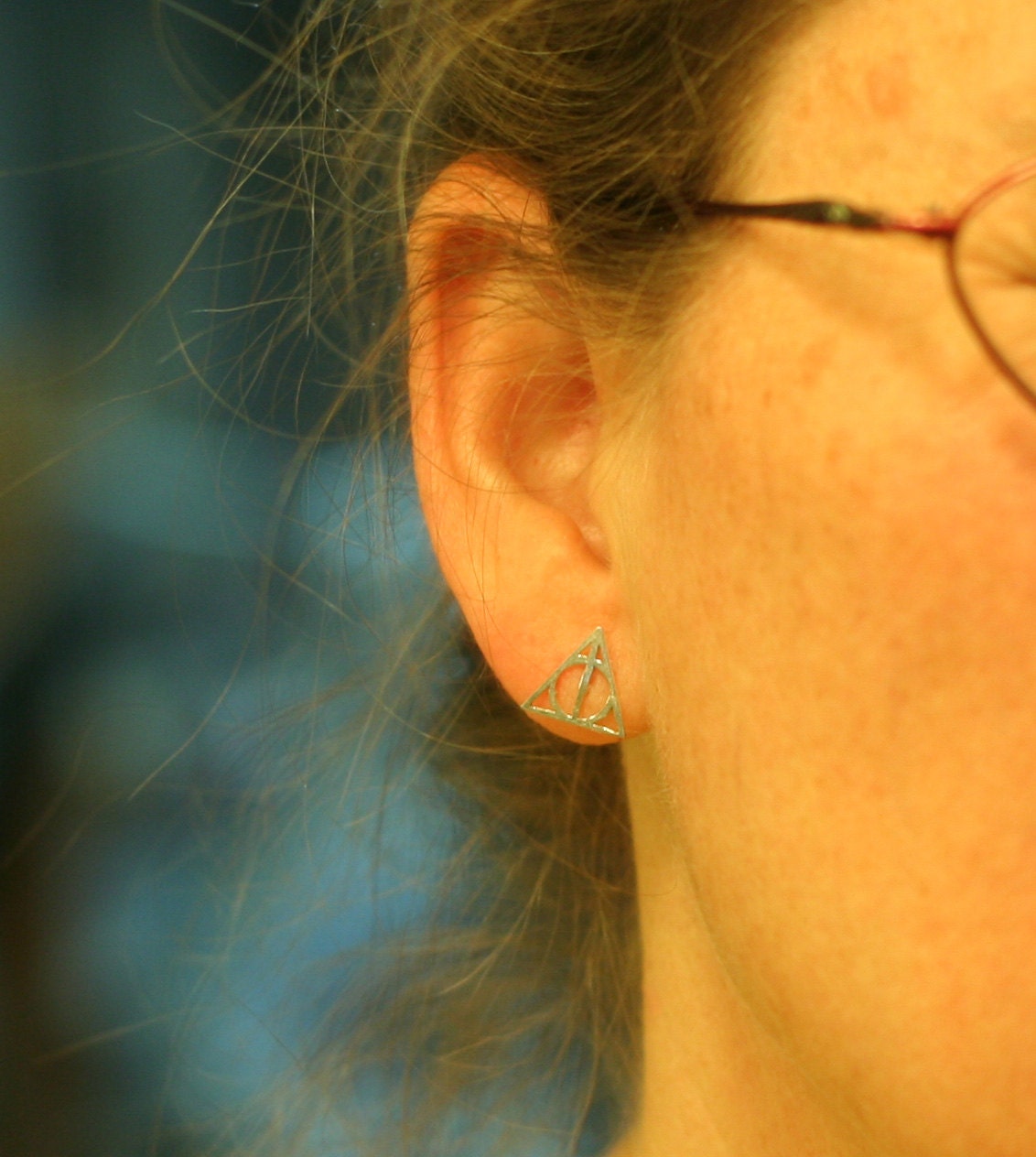 Deathly Hallows Earrings (Center Post)