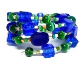 Coil Beaded Bracelet SURF N TURF Beading Divas Fundraiser
