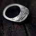 Victorian Floral Double Happiness gemstone ring