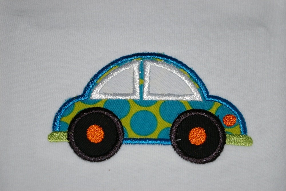 Polka Dot Car Onesie