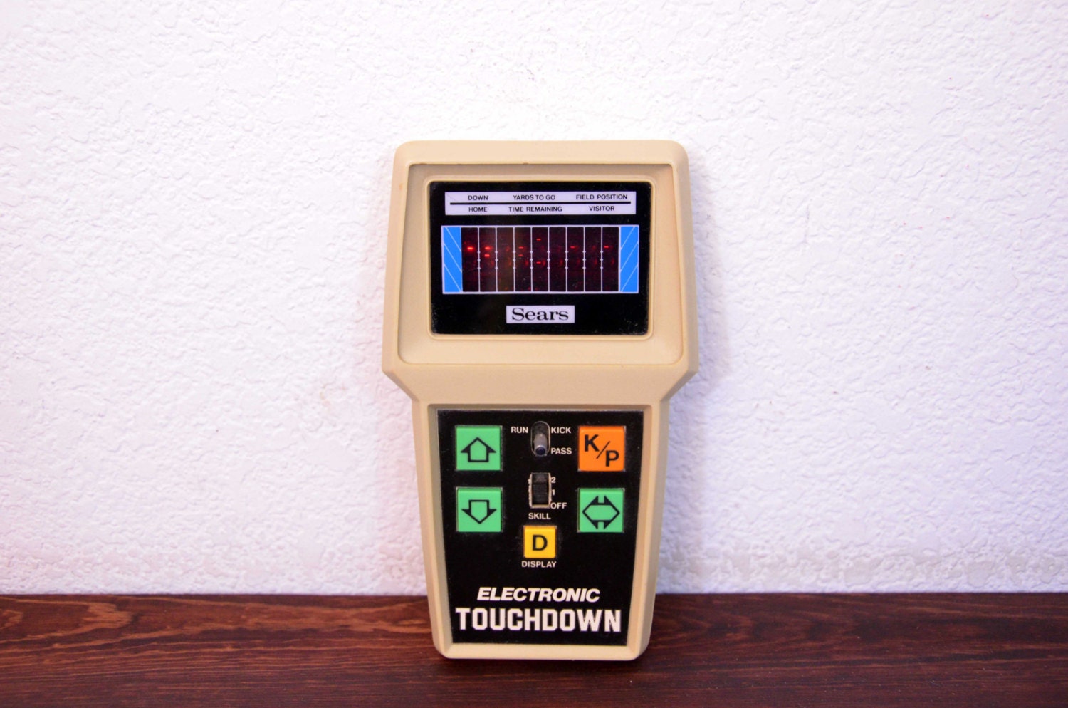 Vintage 1970's Sears Electronic Touchdown, Handheld Game