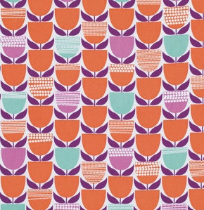 Moxie Free Spirit Fabric Buttercup Tangerine 1 yard, yardage available