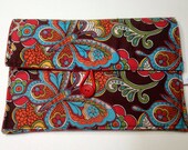 Padded E-reader Carrying Case with Pocket for ANY model of Nook or Kindle- NEW design Butterflies