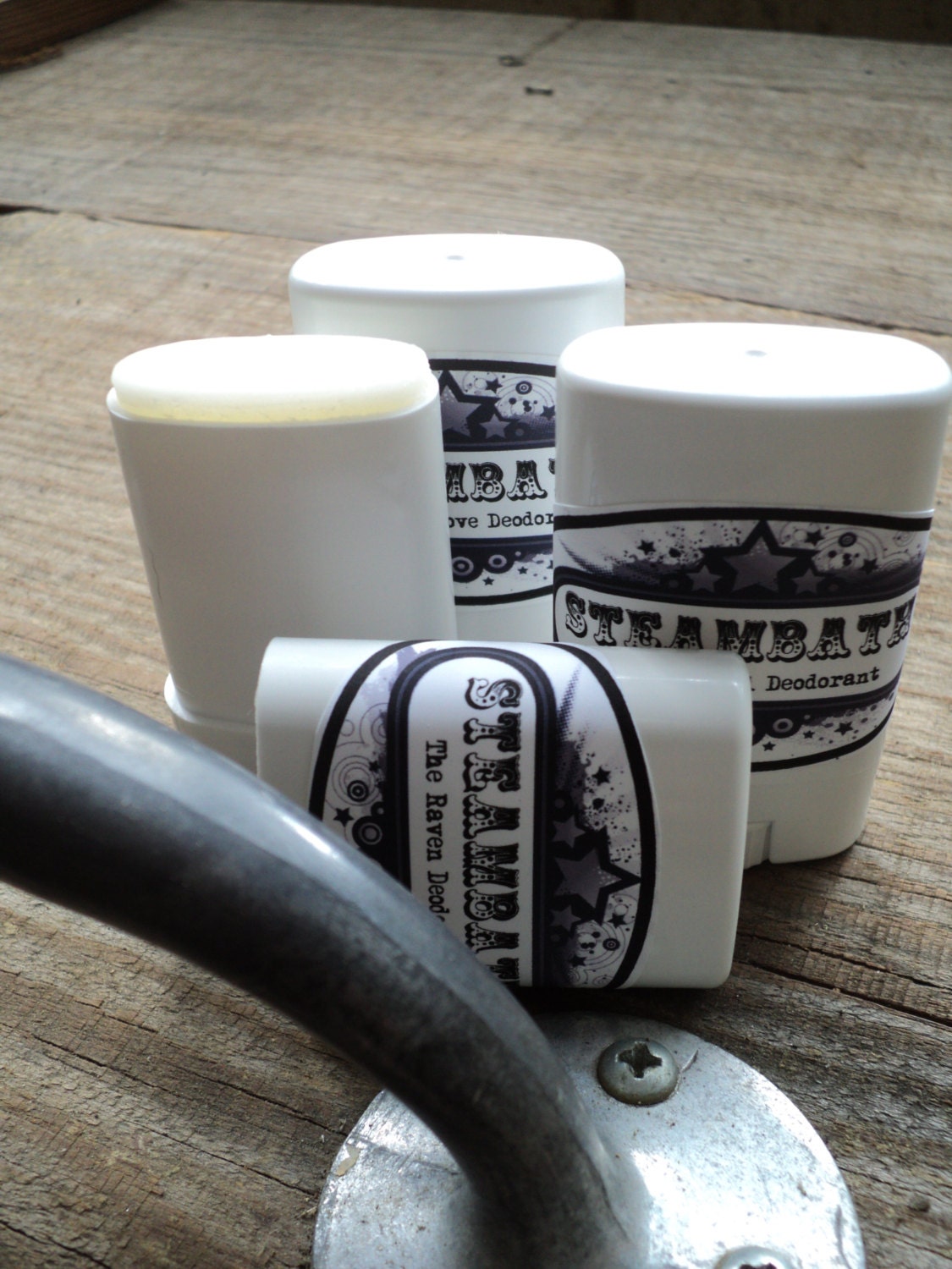 SAMPLE Size Natural Deodorant - Bewrae The Kraken -  lemon verbena, green olive leaves, pettigrain and cucumber- .5oz FREE domestic shipping