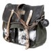 Leather Messenger Bag // Upcycled and Handmade by peace4you - Model anton-2096
