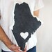 Customizable Maine State Pillow