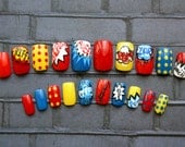 Japanese Nail Art- Classic Comic Book Press On Nails