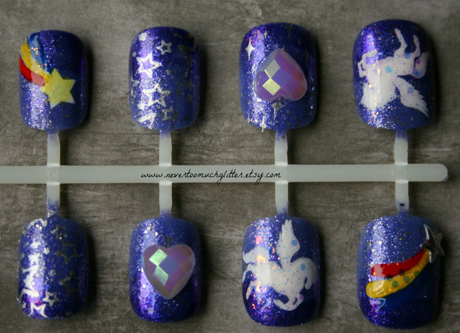 Japanese Nail Art- Pegasus Fake Nails