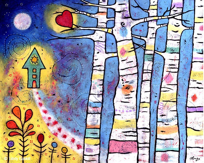 Heart and Home Art Print 8" x 10"