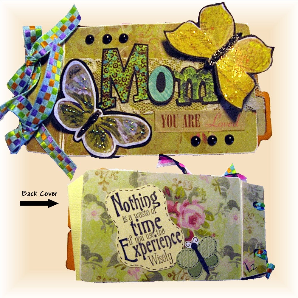 Mini Scrapbook for Mom, Stepmom, Mother in Law, Adopted Mom