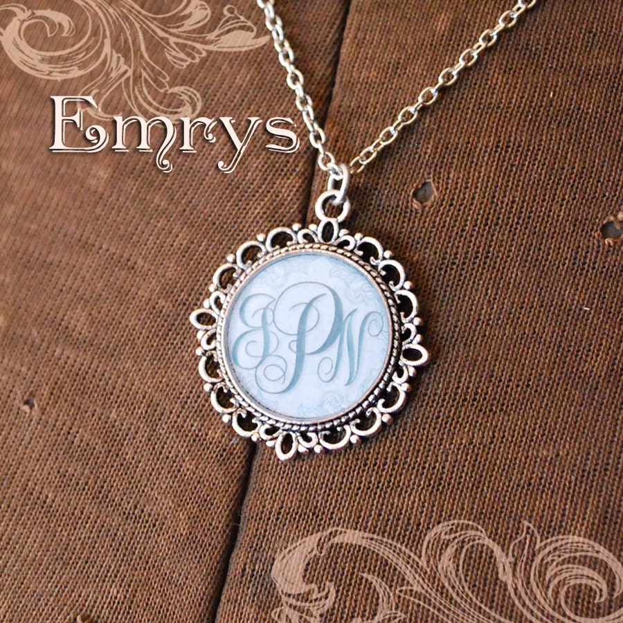 Custom Monogram Necklace