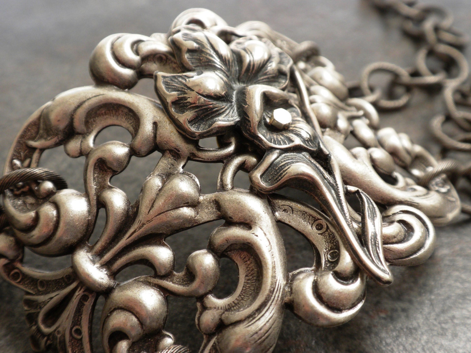 Art Nouveau Jewelry Large Size Bracelet