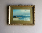 Antique Seascape Print Small Framed Oceanscape Print