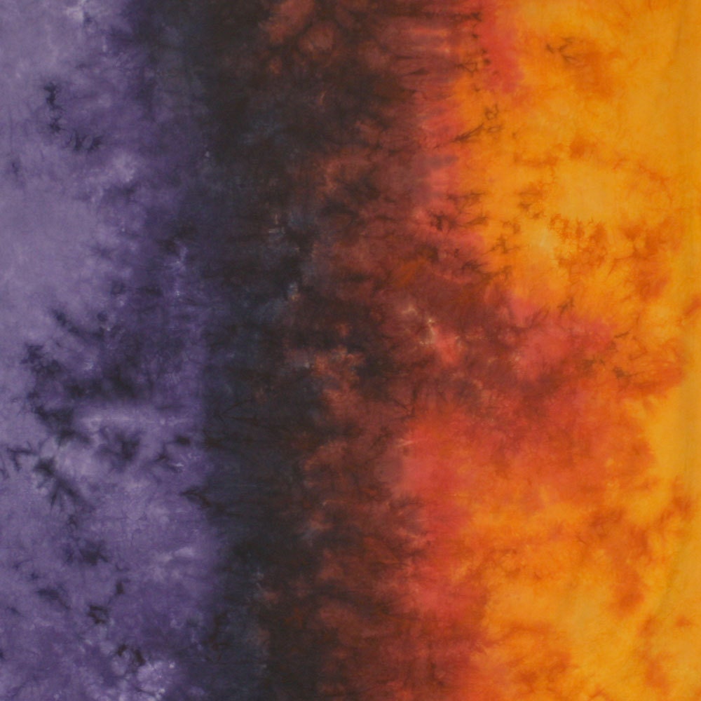 Hand Dyed Fabric Gradient - Summer Sunset