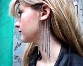Silver Glory Chain Ear Cuff