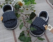 Baby booties little loafers charcoal and ivory size 3/6 months ready to ship with giftbox