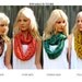 Cotton Eternity Scarf, Cheetah Leopard Animal Print - Summer Infinity Circle scarf - Pink, Green, Brown, Yellow - CHOOSE Your Color Print