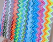 Art Painting Abstract Chevron Original Textured Acrylic 10x8 Canvas Panel Beautiful Colors and Texture