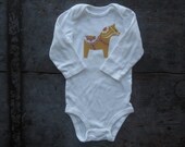 Uber Dala bodysuit / 6-12 months/ gold dala