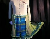 Reconstructed Sweater with Dragonfly