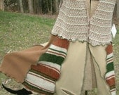 Reconstructed Womans vest with pockets