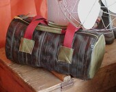 Moto Man-Bag Bag Made From Upcycled Bike Tubes and Leather - Shipping Included