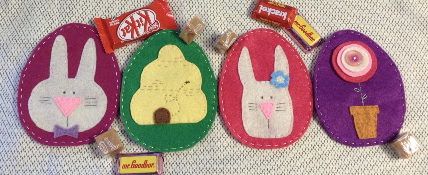 Fillable Felt Easter Eggs