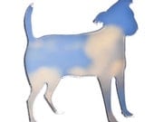 Jack Russell Dog Brooch/ Pin
