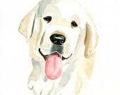CUSTOM PET PORTRAIT  Original watercolor painting 8X10inch