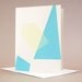 Abstract Shapes on Light Grey Paper, (set of six)