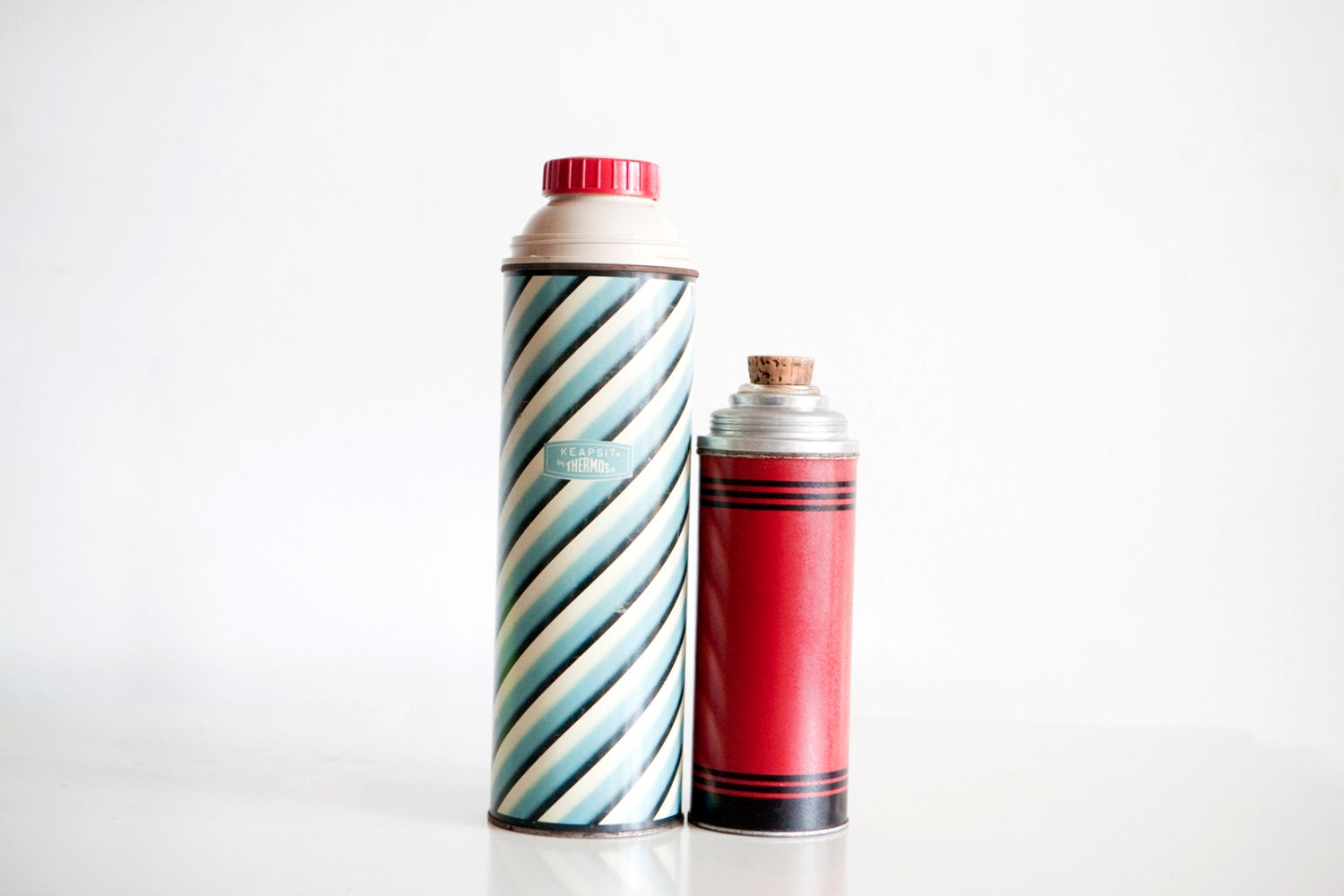 Set of Two Vintage Thermos Canisters