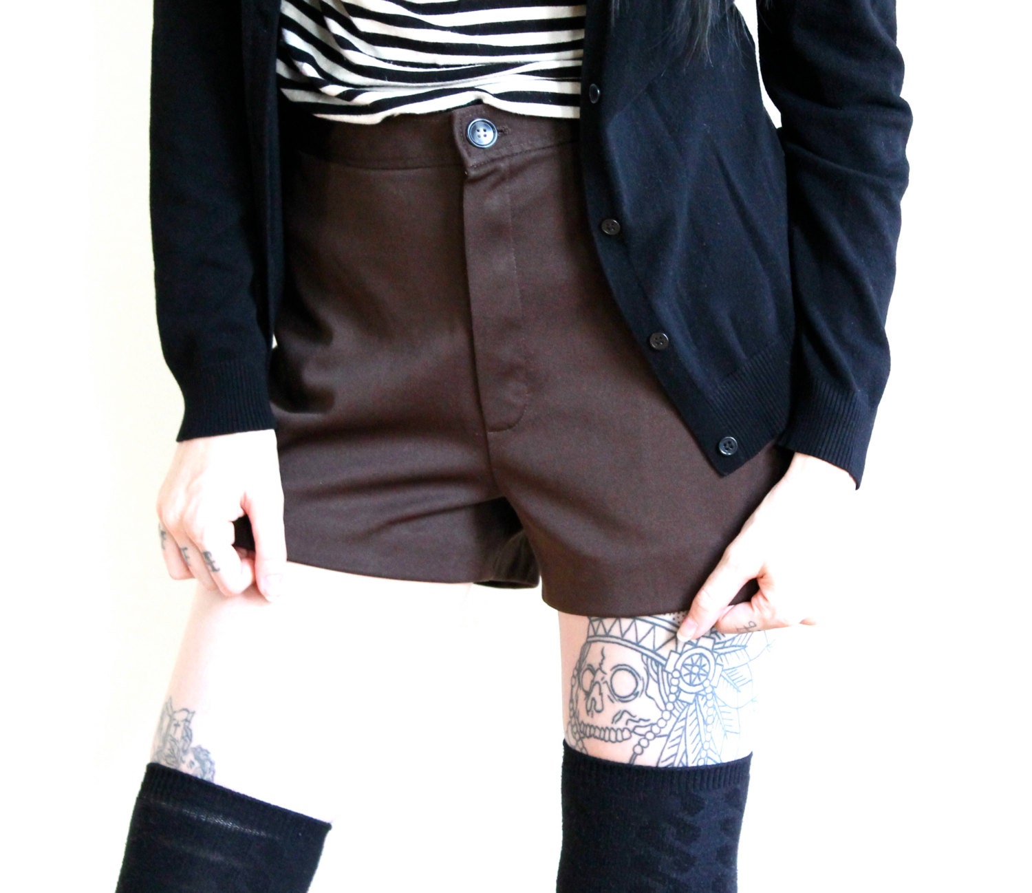 10 Dollar Spring Sale 1970s Vintage Babe n Disco Shorts Size Small