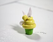 Tinker Bell Cupcake Pendant