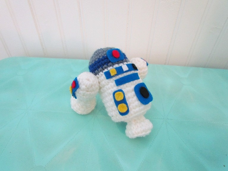Made To Order - R2D2 - Star Wars - Amigurumi - Crochet - Doll - Toy