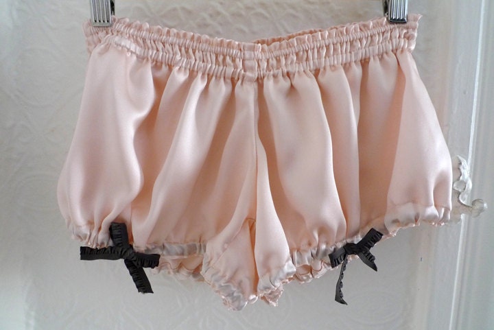 Pink Silk Boy Shorts Bridal Sample Sale Lingerie Wedding